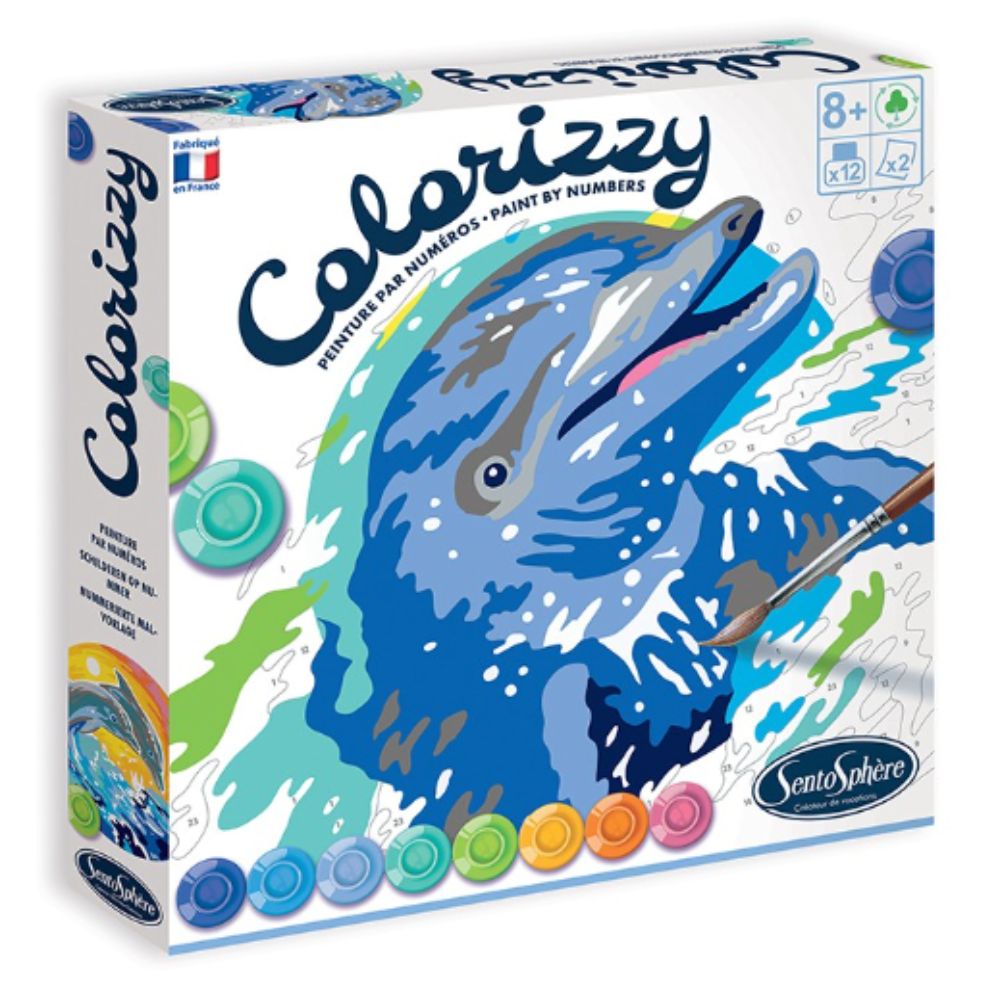 Colorizzy Painting By Numbers Dolphins