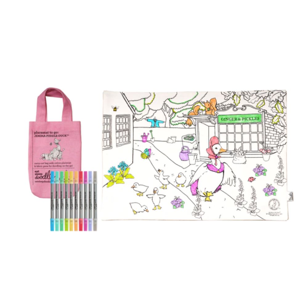 Eat Sleep Doodle - Jemima Puddle-Duck™ Colour In Placemat