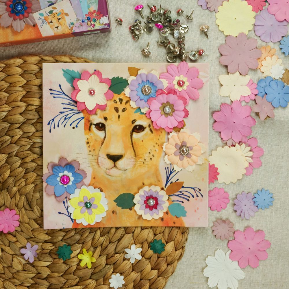 Djeco 3D Paper Crafts, Floral