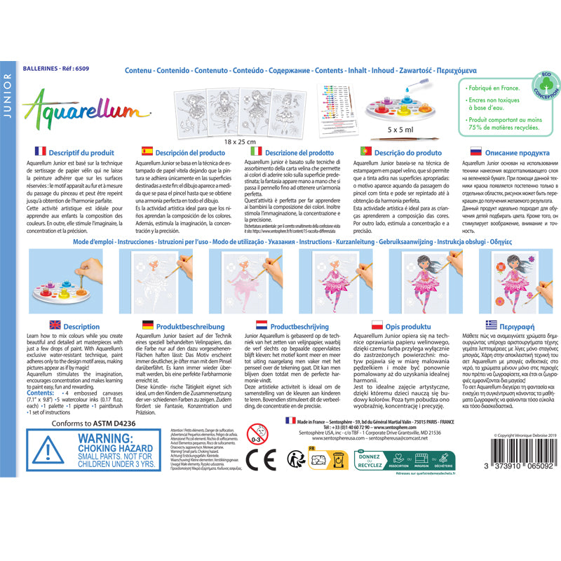 Aquarellum Junior Ballerinas - Painting Kit for Kids