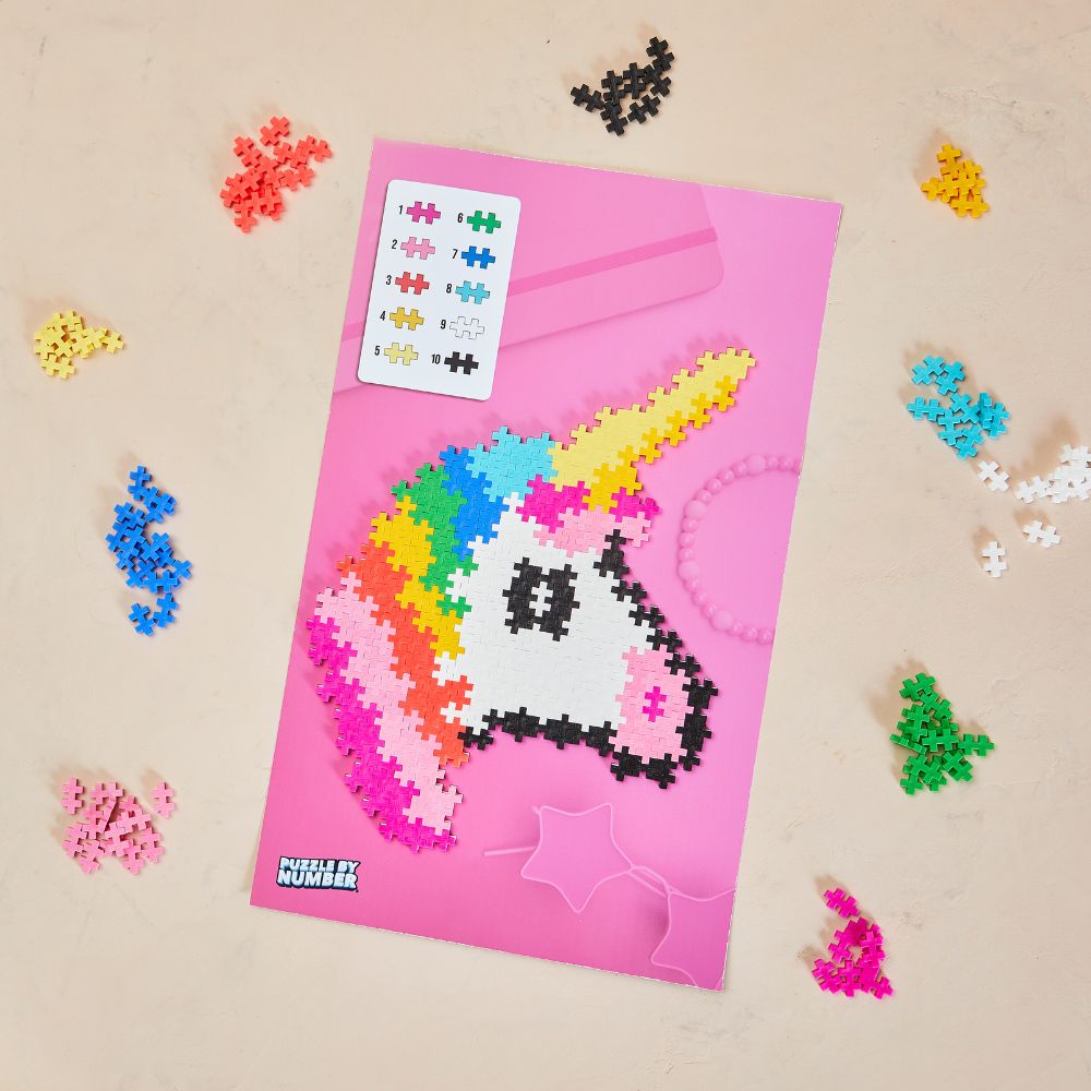 Plus Plus - Puzzle By Numbers - Unicorn