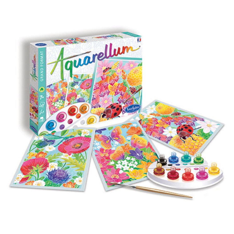 Aquarellum Painting Kit for Kids - In the Flowers