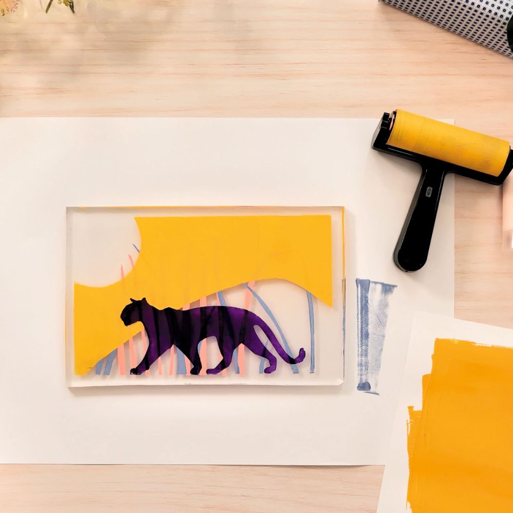 Djeco Atelier Grands Augustins - Workshop 47 Gel Painting GA10047