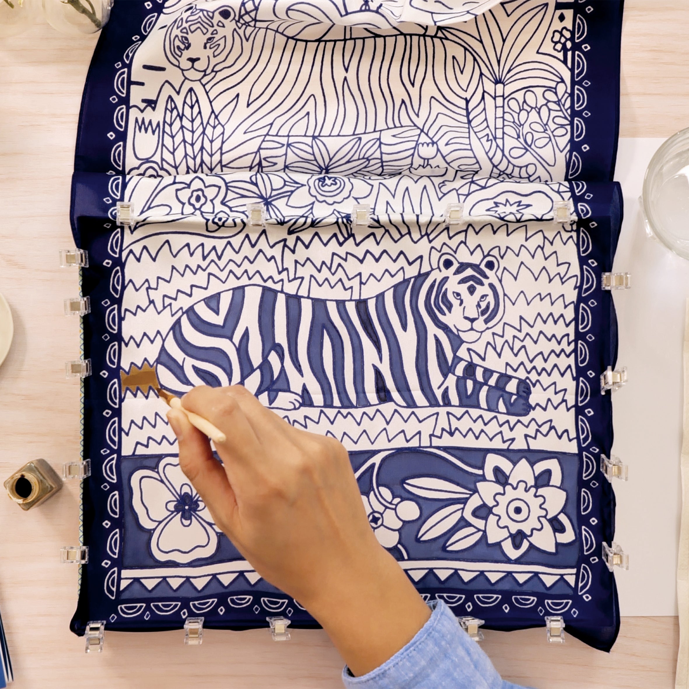 Djeco Atelier Grands Augustins - Workshop 10 Silk Painting GA10010