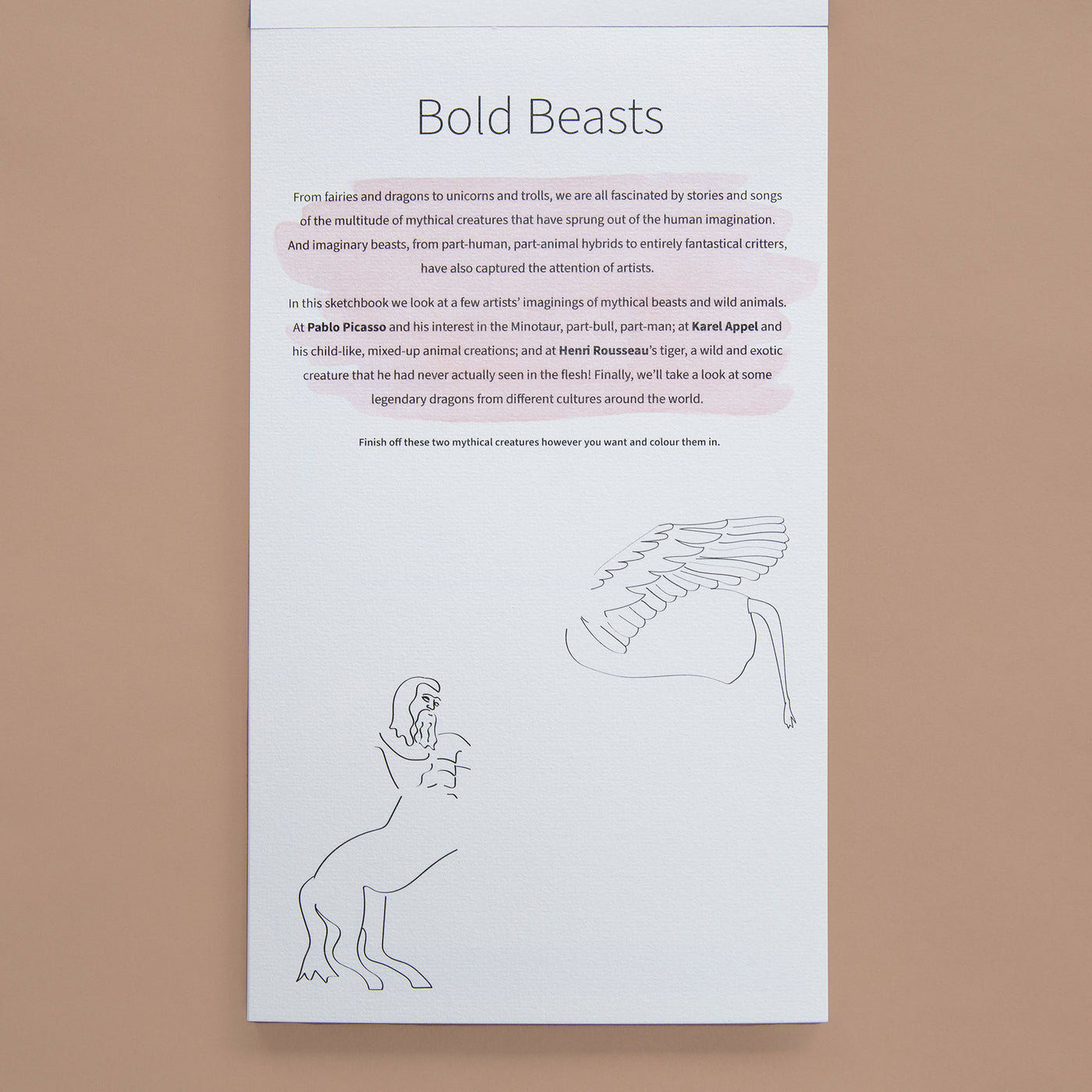 LoLA Bold Beast Kids Sketchbook