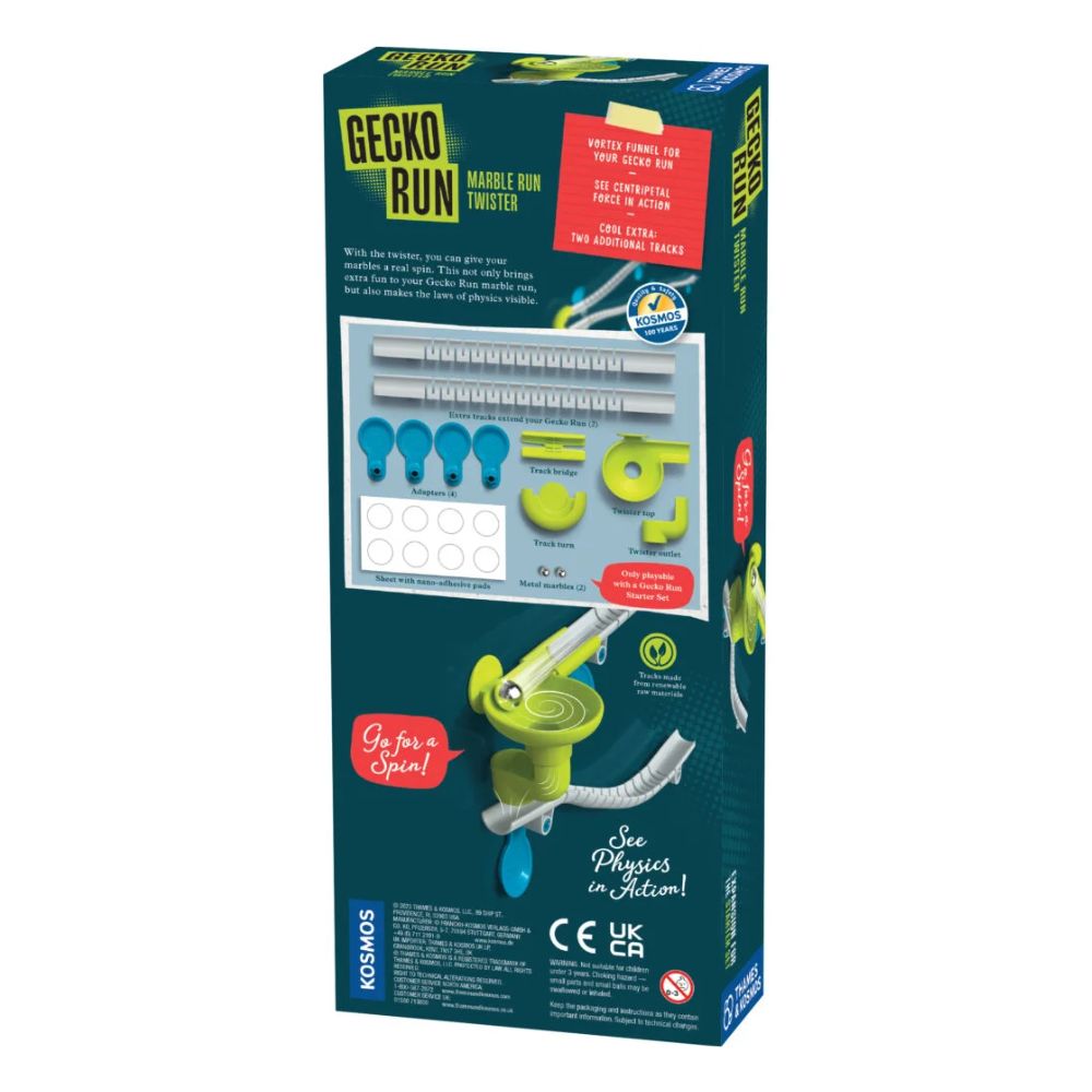 Thames & Kosmos Gecko Marble Run Expansion - Marble Run Twister