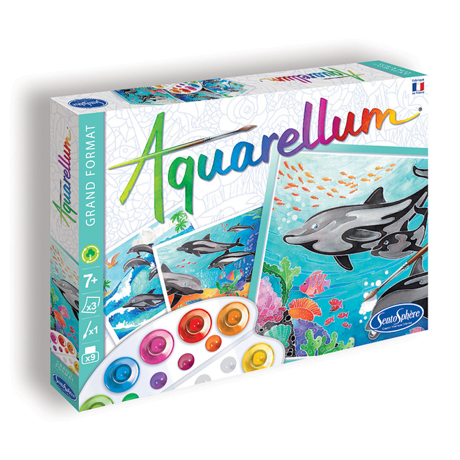 Aquarellum Dolphins Painting Set for Kids