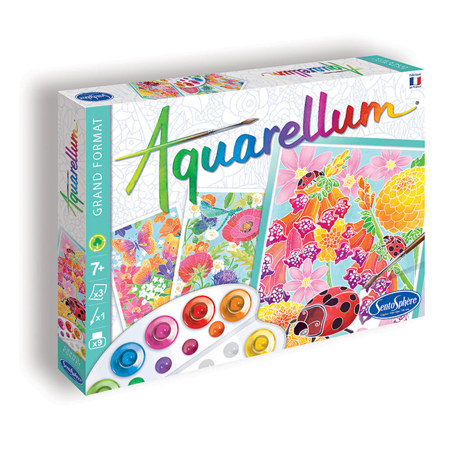 Aquarellum Painting Kit for Kids - In the Flowers