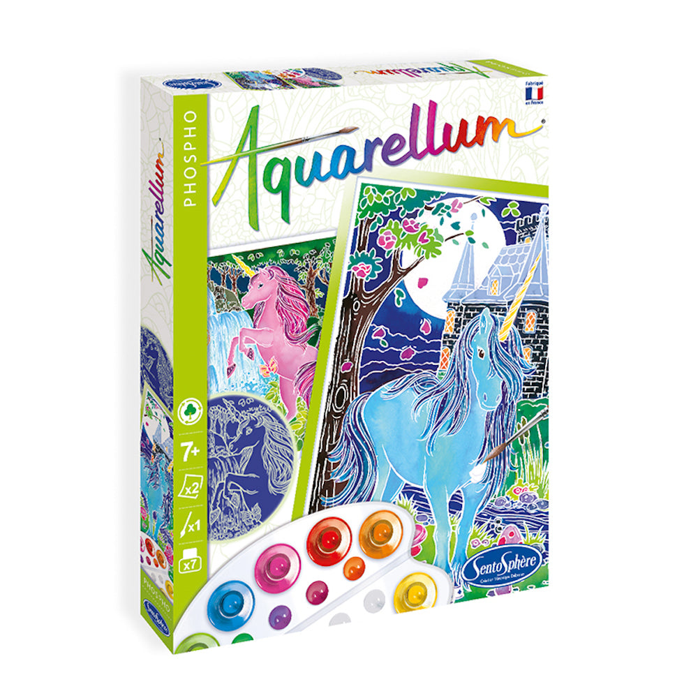 Aquarellum Paint by Numbers - Fluorescent Unicorns