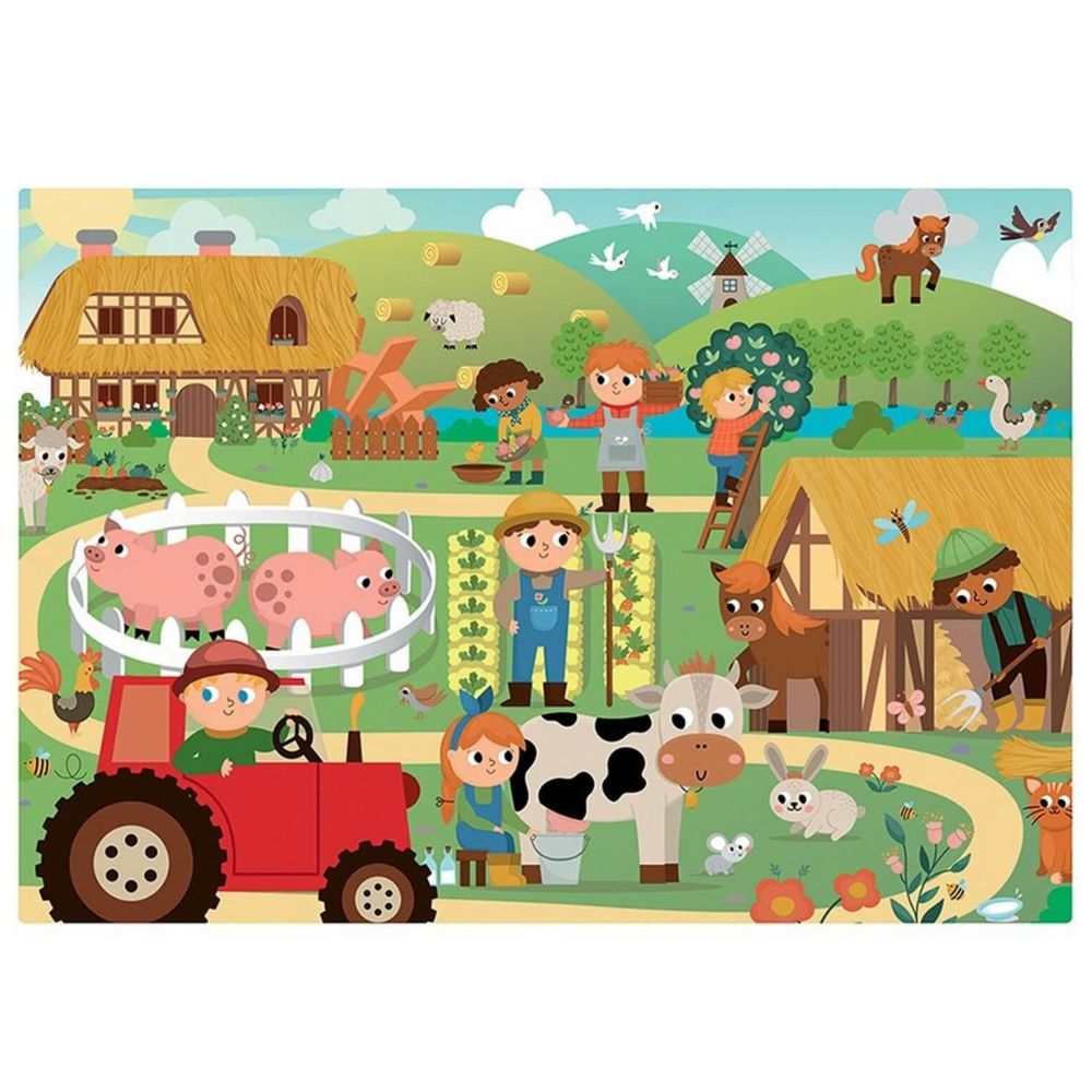 Calypto Jigsaw Puzzle - Farm and Town 2 x 24 pieces