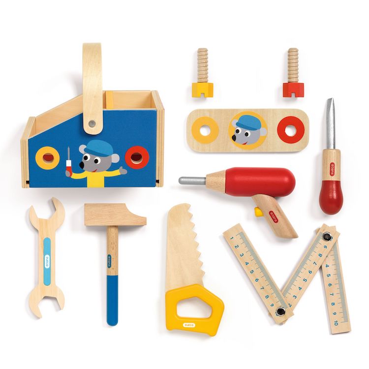 Djeco Minibrico - Wooden Tool Set 18mths+