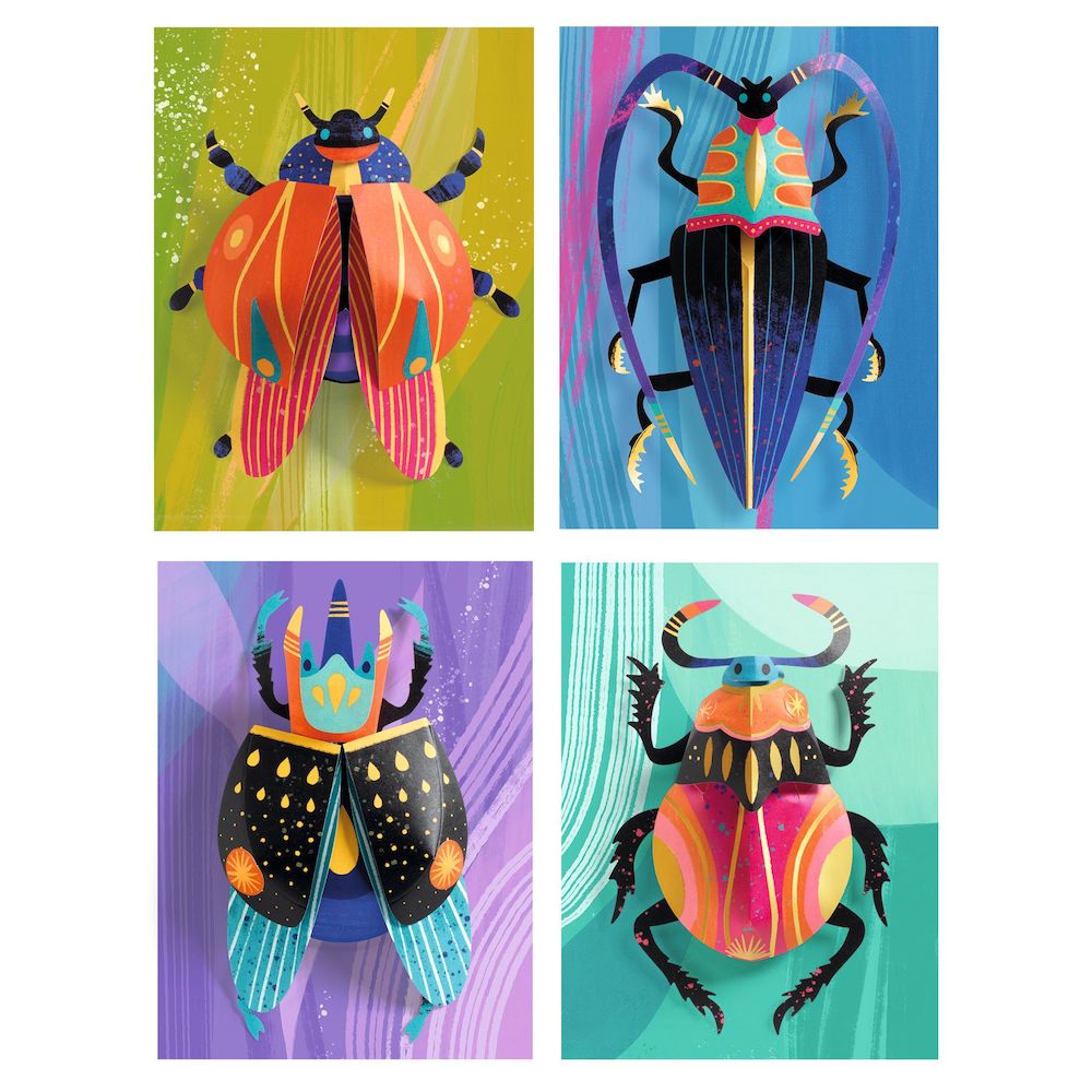 Djeco Paper Bugs - Paper Craft Activity 7 yrs +