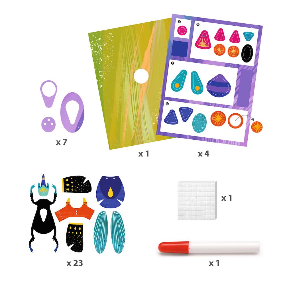 Djeco Paper Bugs - Paper Craft Activity 7 yrs +