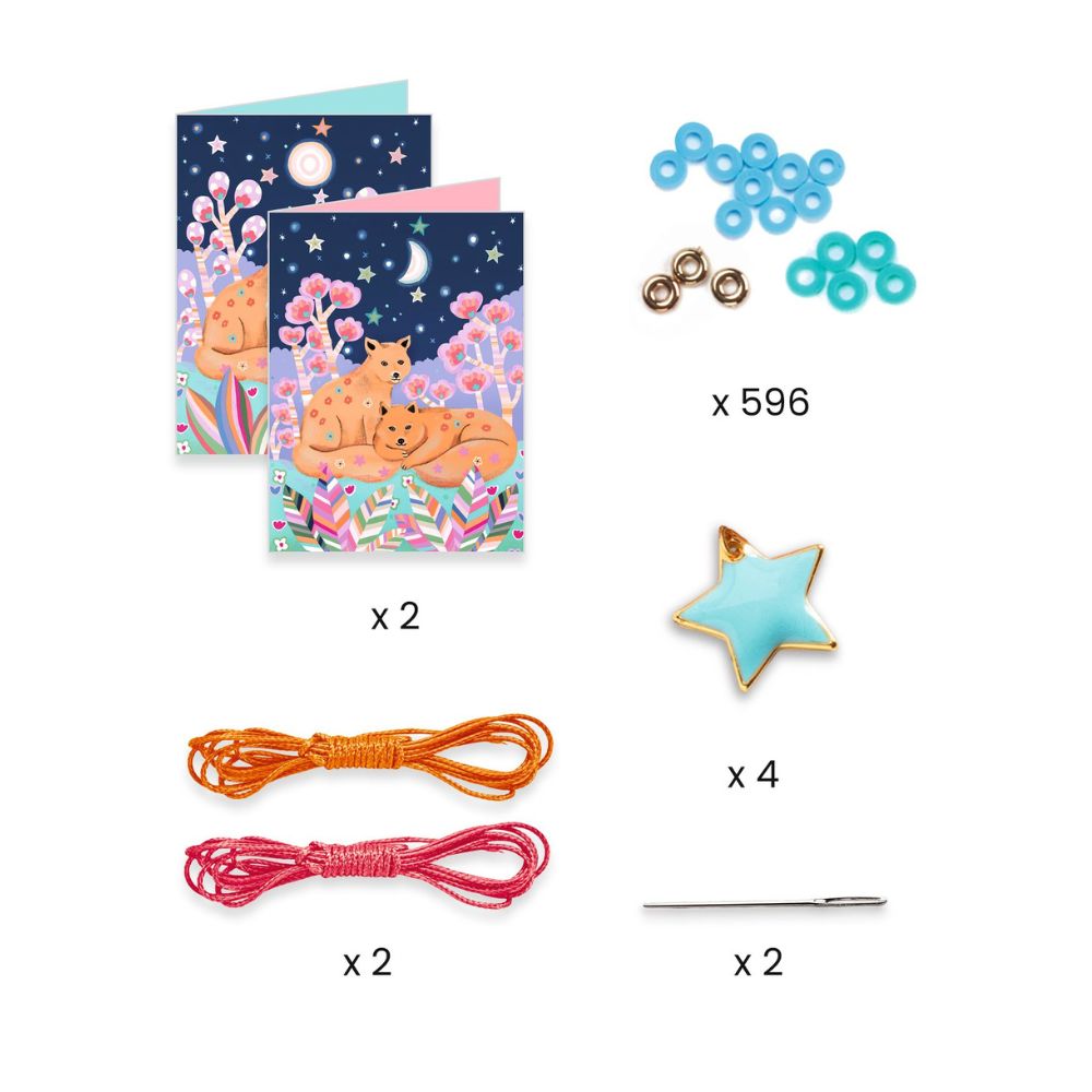 Djeco Friendship Bracelets Kit - You & Me - Star Heishi
