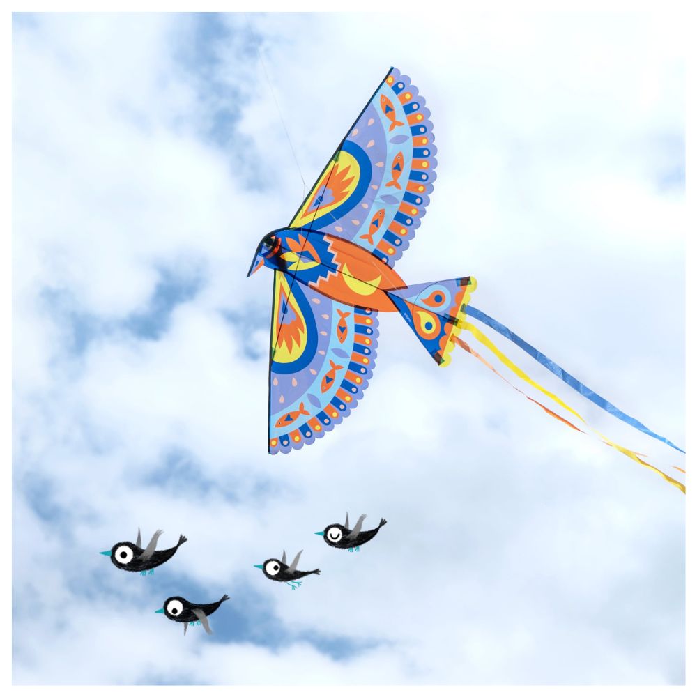 Djeco Kite - Large Maxi Bird Kite for Children age 5+