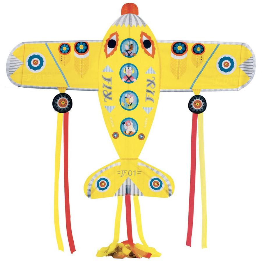 Djeco Kite - Large Maxi Plane Kite for Children age 5+