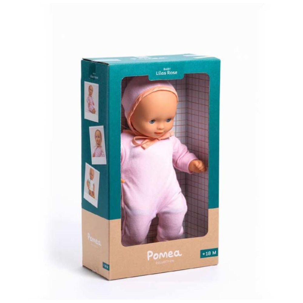 Djeco Pomea - Lilas Rose Baby Doll  - suitable from 18 mths