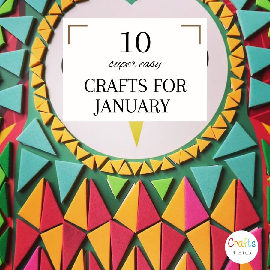 Crafts4Kids Top Ten Crafts for January