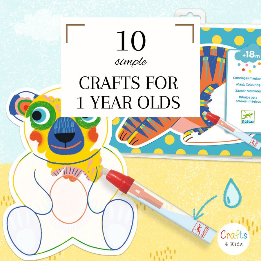 Simple Crafts for 1 Year Olds