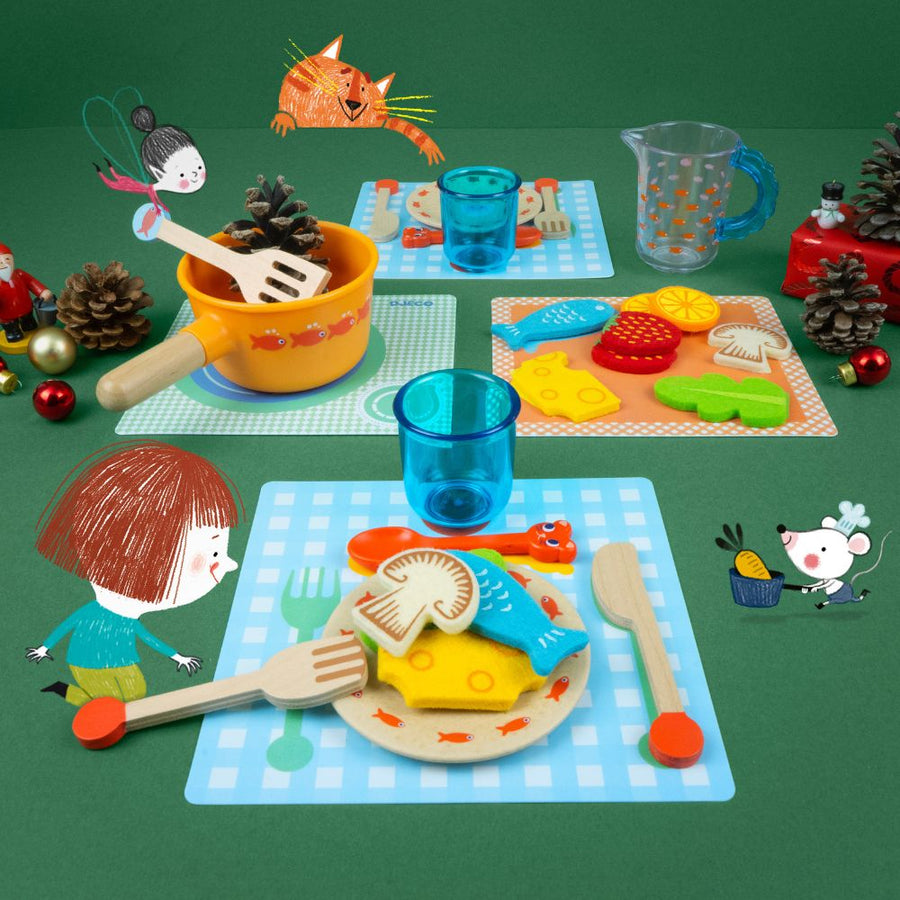 Djeco Kitchen and Play Food Toys