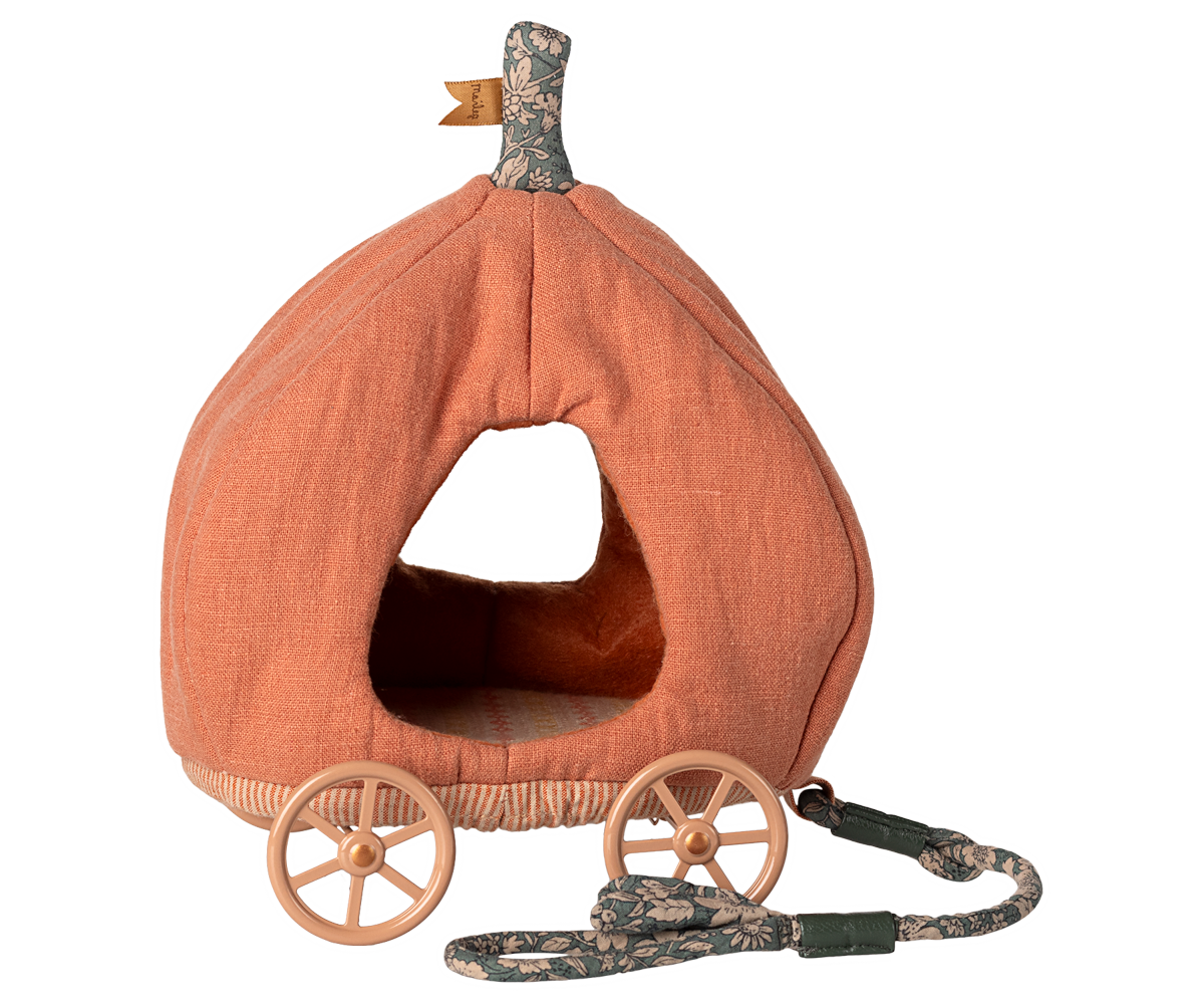 Maileg Pumpkin Carriage, Mouse - 11-5409-00 