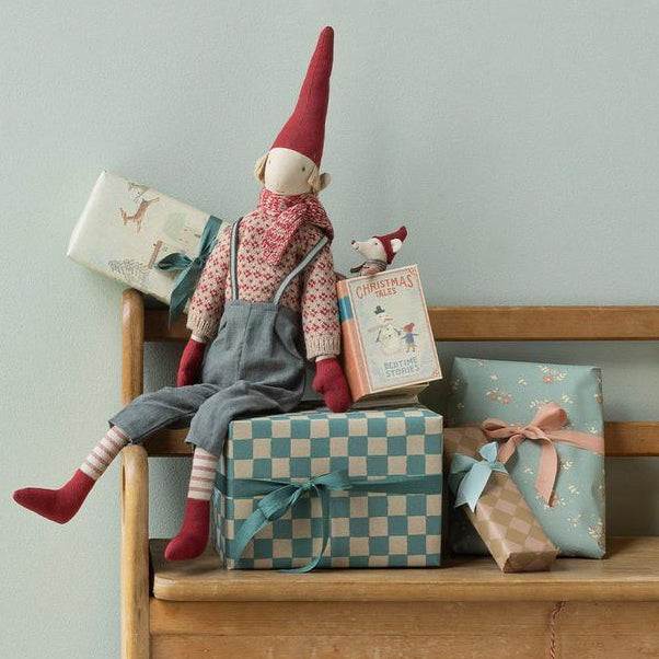 Maileg Christmas Pixy in a Book - Baby in Book