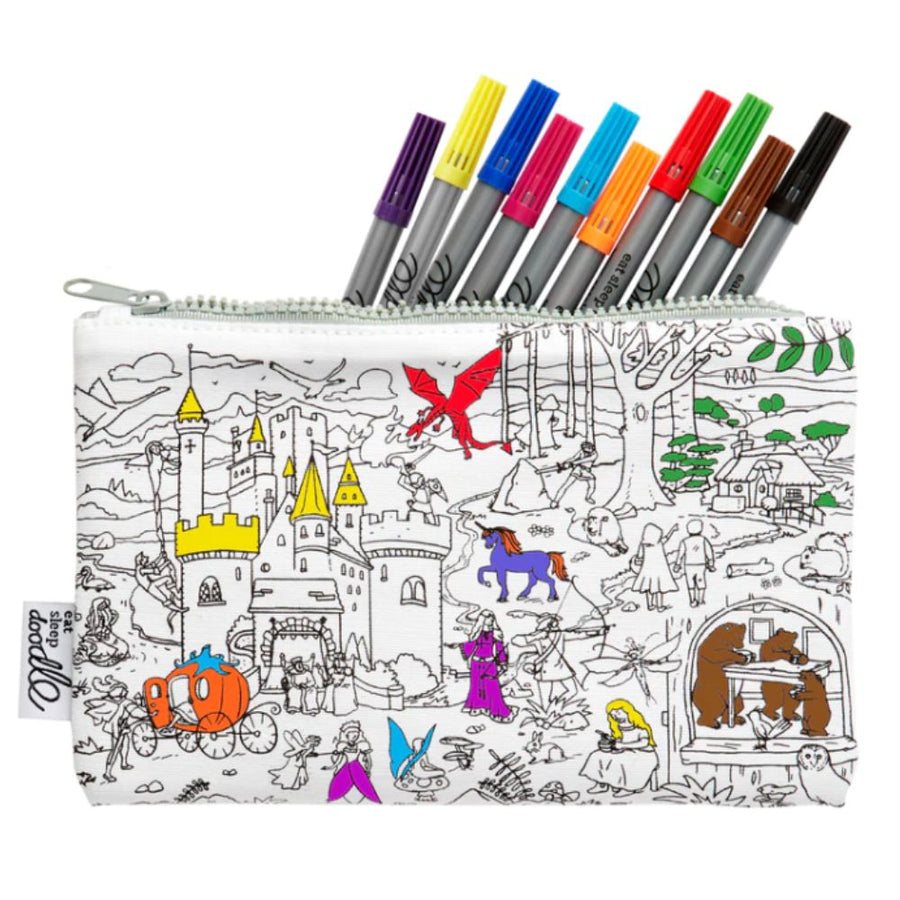 Eat Sleep Doodle - Fairytales & Legends Colour In Pencil Case