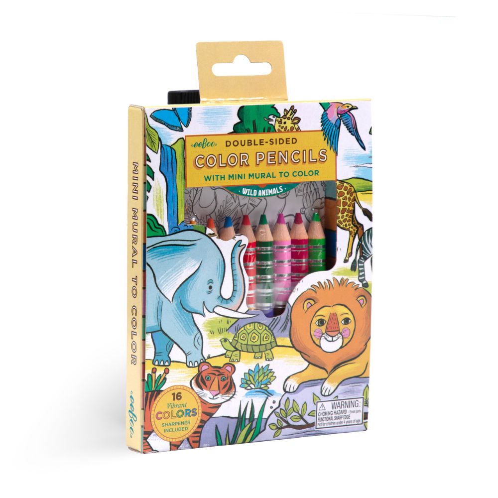Eeboo Animal Color eeBoo Wild Animals Biggie Mini Poster To Colour | Kids Art | Colouring ...