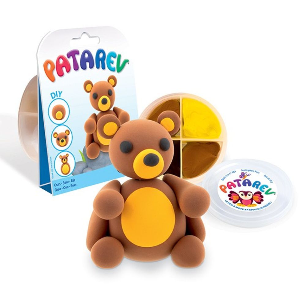 Patarev Pocket Bear - Air Drying Clay Kit