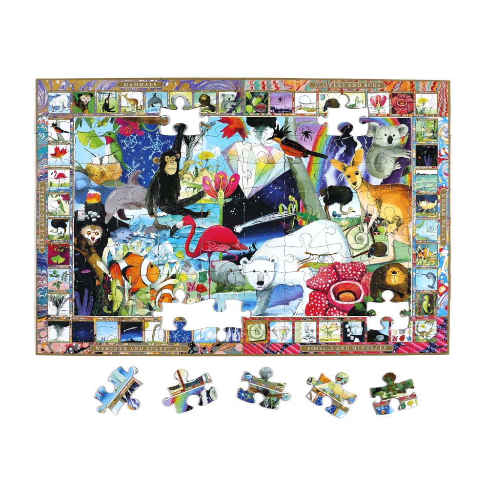 Eeboo Natural Science 100 Piece Puzzle