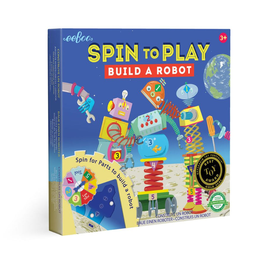 eeBoo Spin To Play - Build A Robot