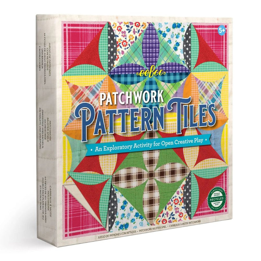 eeBoo Patchwork Pattern Tiles - Exploratory Activity for 5 years+
