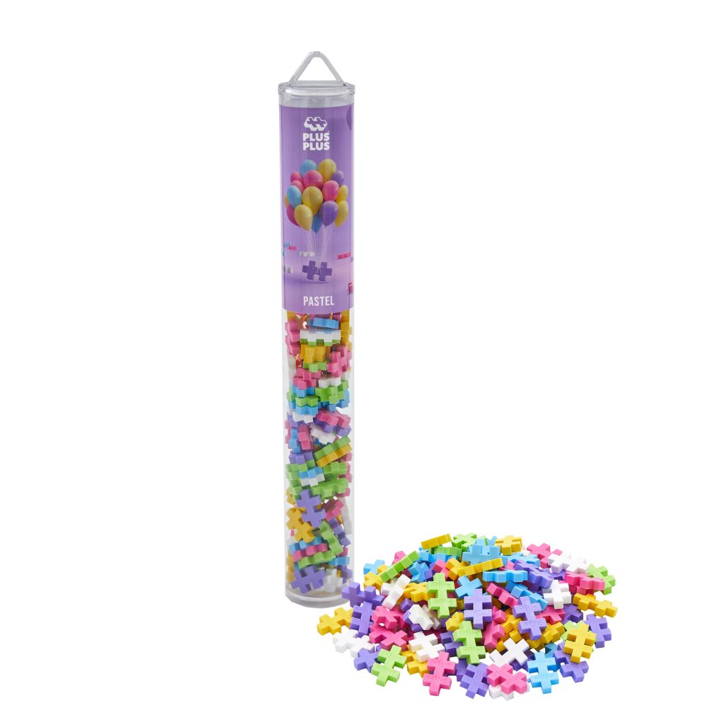 Plus Plus - Pastel Tube Mix (100pcs)