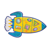 Peaceable Kingdom Shiny Rocket Floor Puzzle