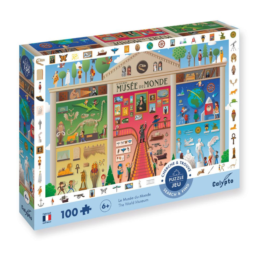 Calypto Jigsaw Puzzle - Search & Find World Museum 100 pieces