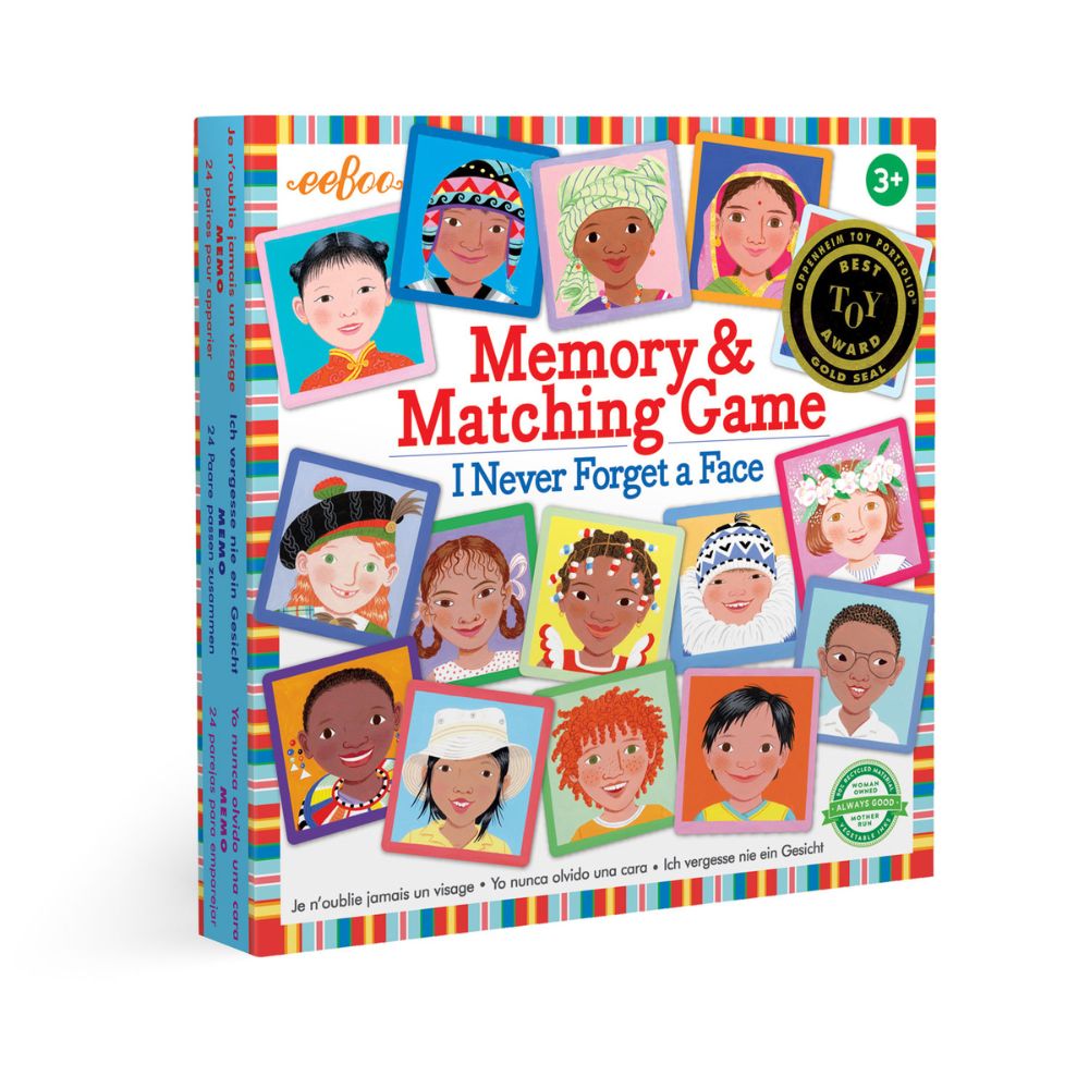 eeBoo I Never Forget A Face - Memory & Matching Game