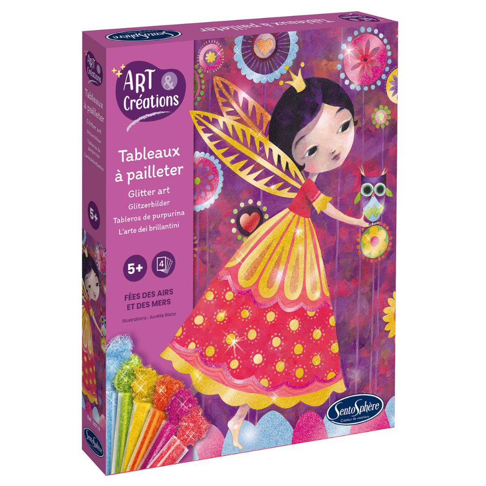 Kit Creativo Con Paillettes Papillon Sentosphère - Arte E Decorazione Con Sequins Per Bambini - Foto 5