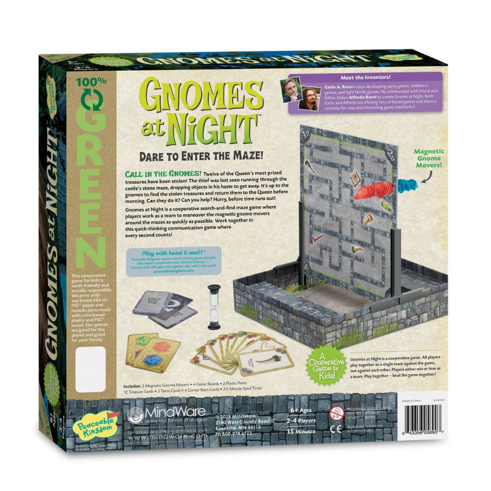 Gnomes at Night - A Peaceable Kingdom Cooperative Game