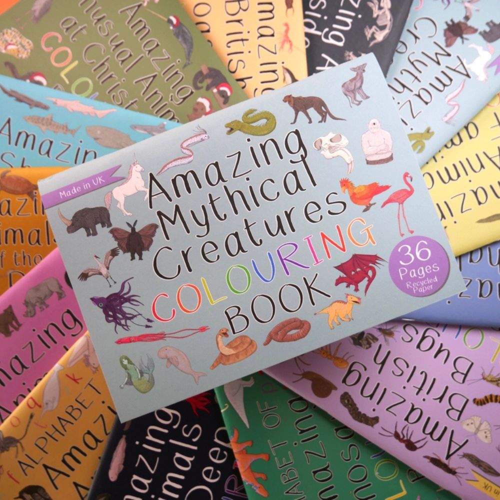Amazing Mythical Creatures Colouring Book