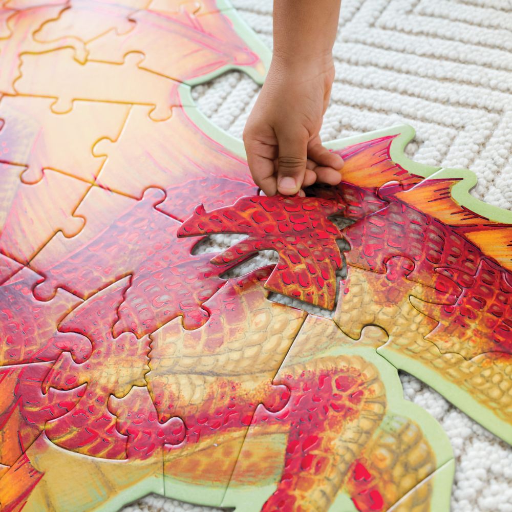 Peaceable Kingdom Shiny Dragon Floor Puzzle