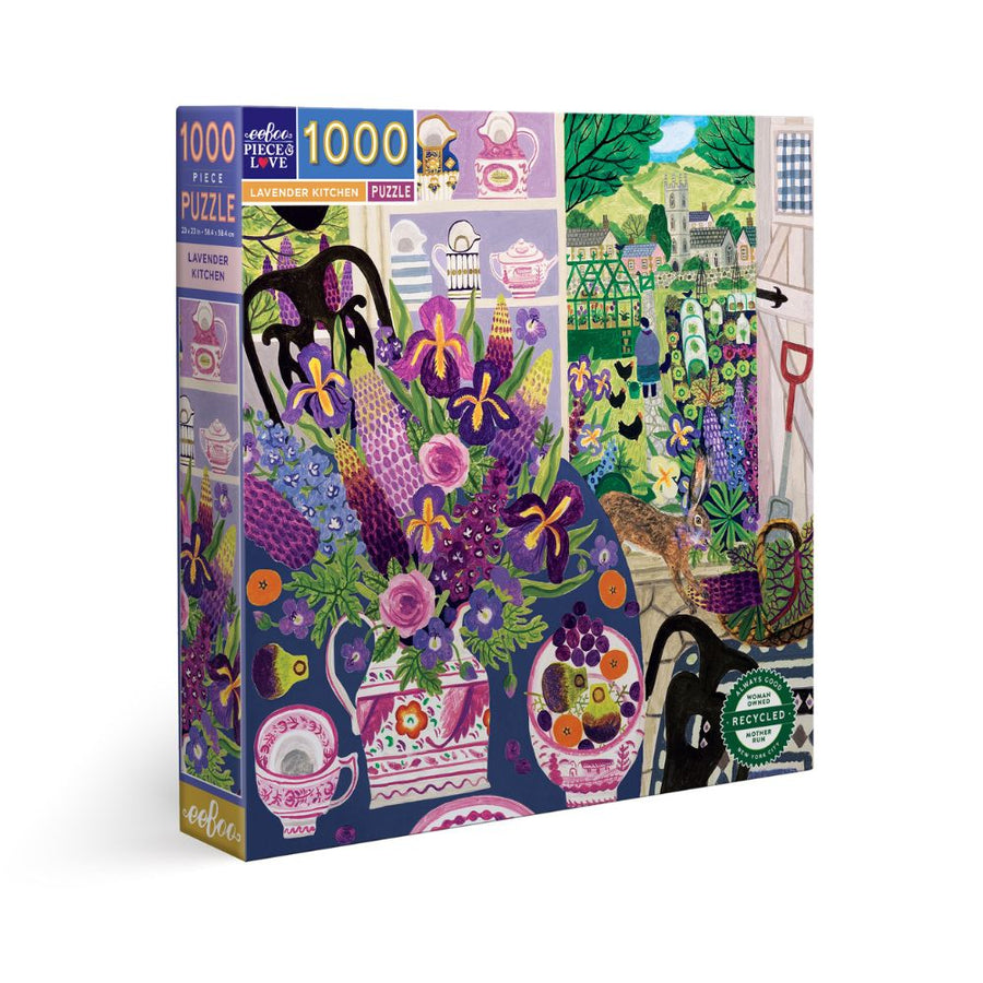 Eeboo 1000 Piece Jigsaw Puzzle - Lavender Kitchen