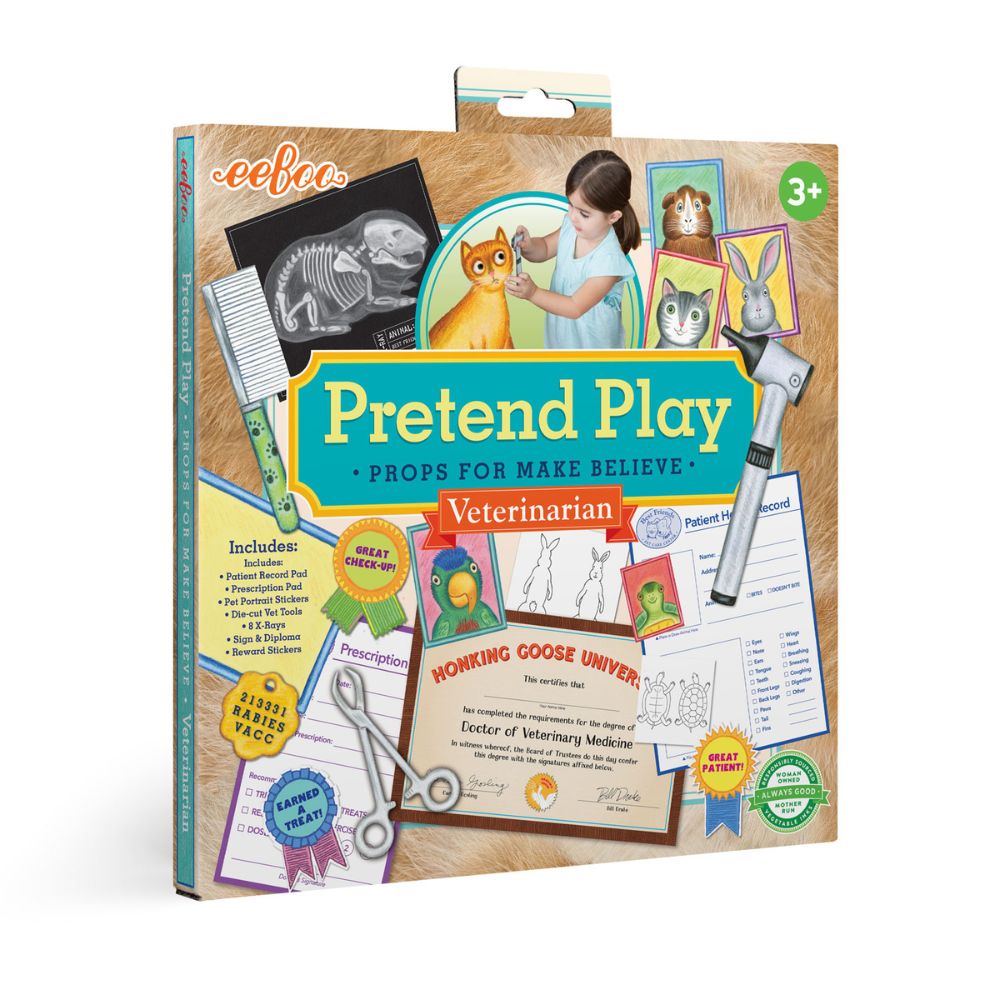 Eeboo Pretend Play Vet Pretend Play at Crafts4Kids Crafts4Kids