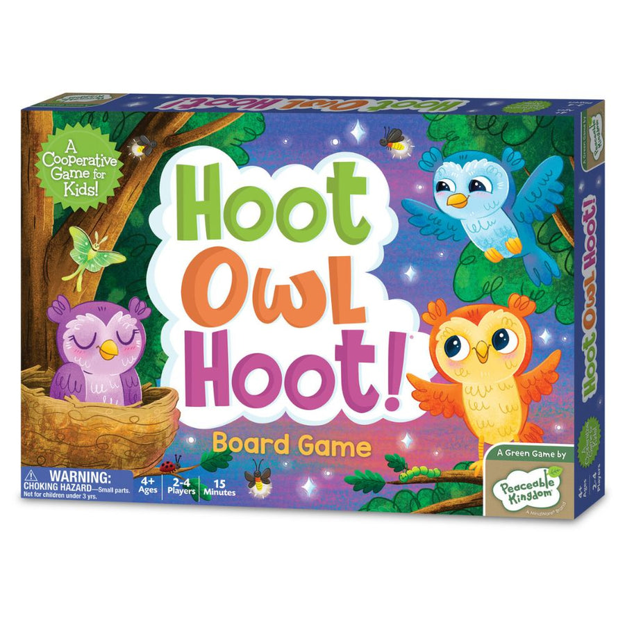 Peaceable Kingdom Cooperative Game - Hoot Owl Hoot
