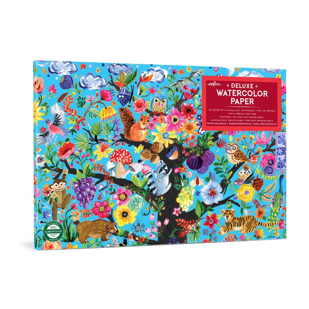 EeBoo Tree Of Life Puzzle – 1000 Teile, Quadratisch (58,4 X 58,4 Cm) – Nachhaltig, Recycelt, Für Erwachsene – Kunst Von Jennifer Orkin Lewis