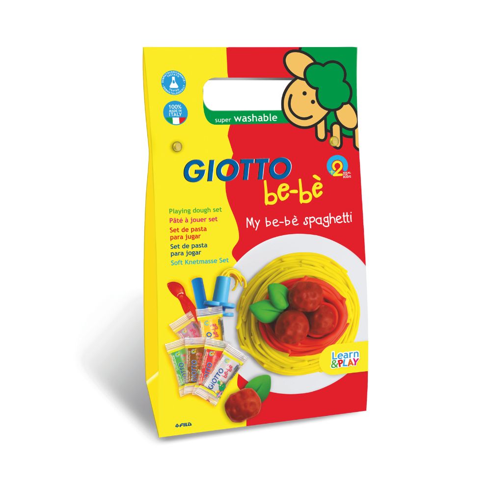 Giotto Be-Be My Spaghetti Play Dough Modelling Set for Toddlers