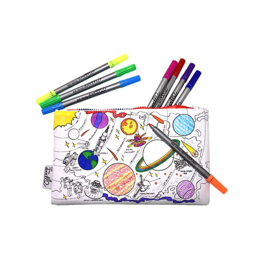 Eat Sleep Doodle - Space Explorer Colour In Pencil Case