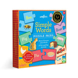 Eeboo Simple Word Puzzle Pairs