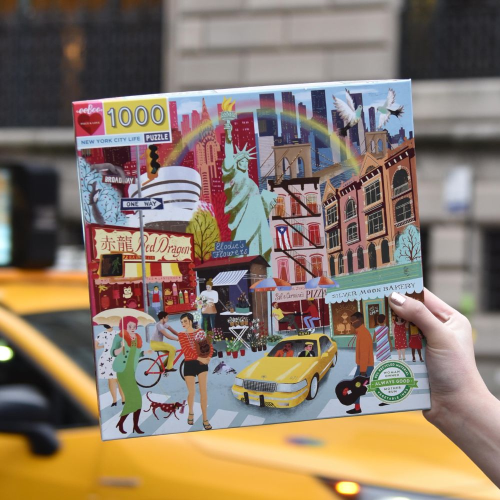 Eeboo 1000 Piece Puzzle - New York City Life