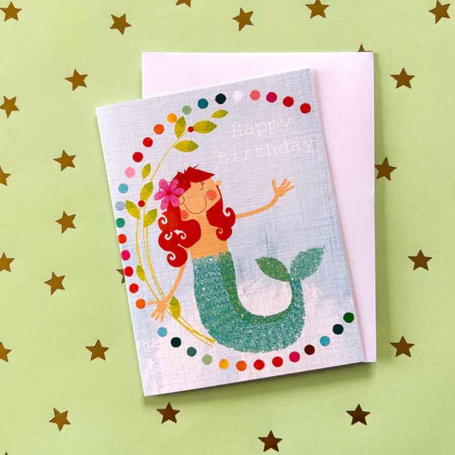 Mermaid Birthday Card