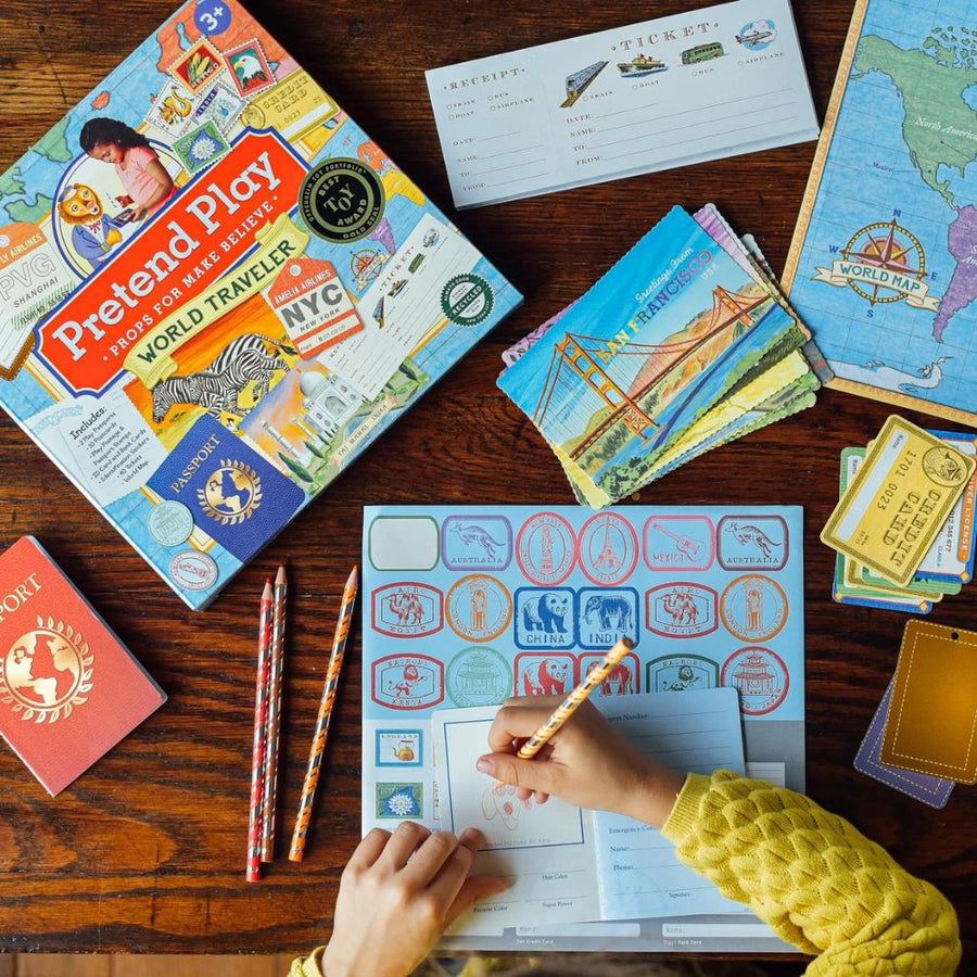 eeboo Pretend Play World Traveller